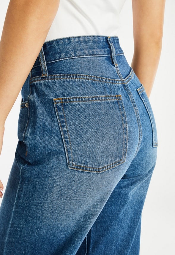 Jack High Rise Ankle Straight Leg Jeans - Image 5
