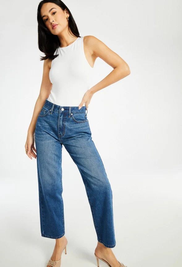 Jack High Rise Ankle Straight Leg Jeans - Image 6