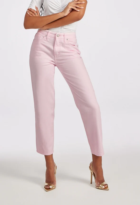 Jack High Rise Ankle Straight Leg Jeans