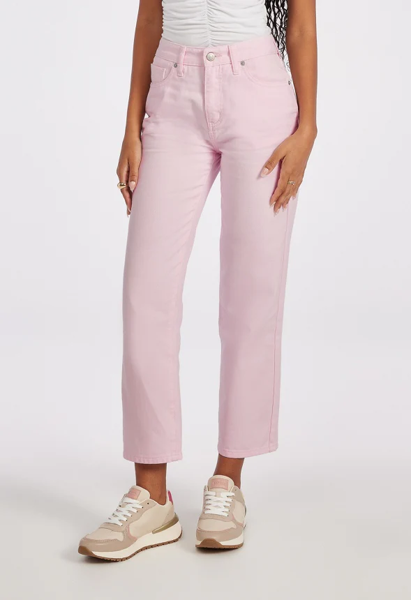 Jack High Rise Ankle Straight Leg Jeans - Image 4