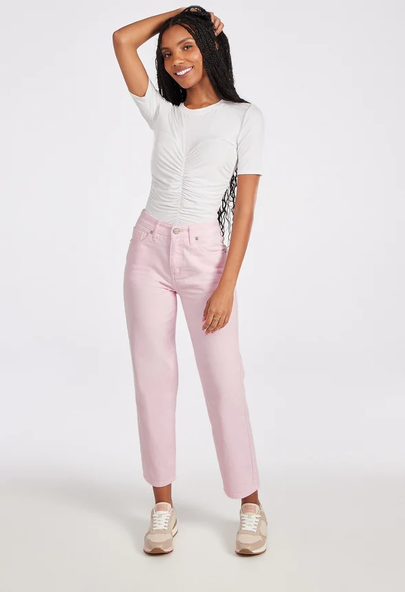 Jack High Rise Ankle Straight Leg Jeans - Image 7