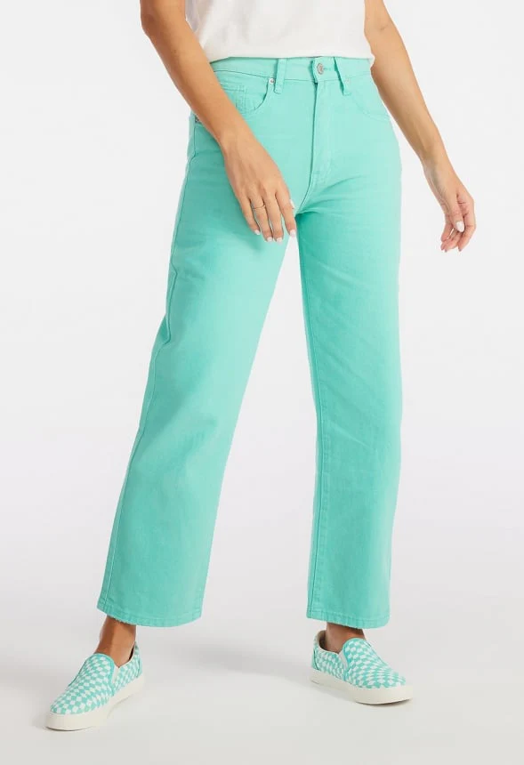 Jack High Rise Ankle Straight Leg Jeans - Image 3