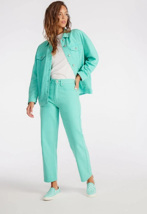 Jack High Rise Ankle Straight Leg Jeans - Image 4