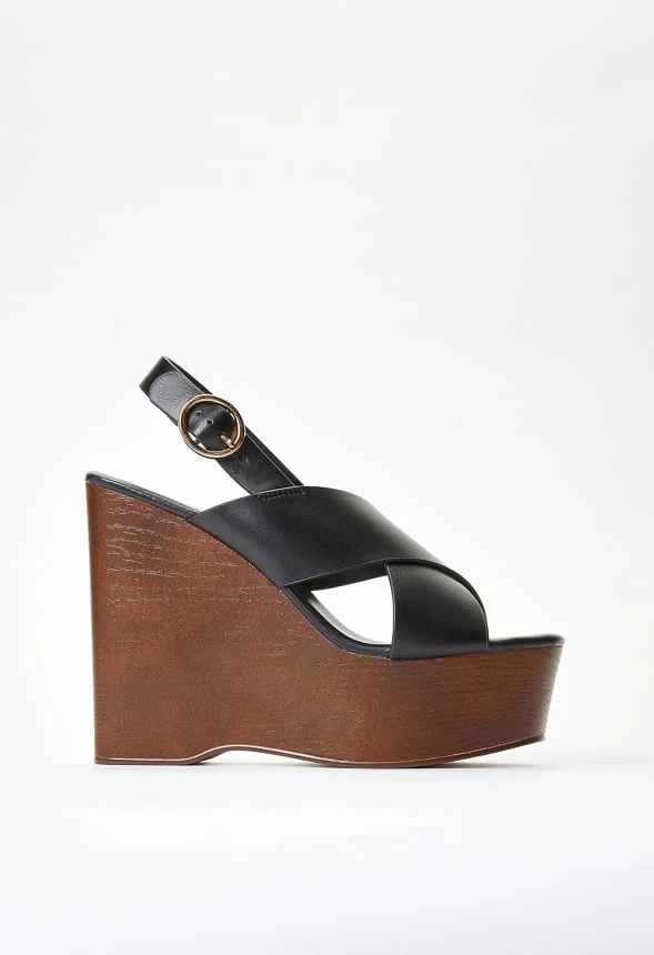 Jackie Platform Wedge Sandal - Image 3