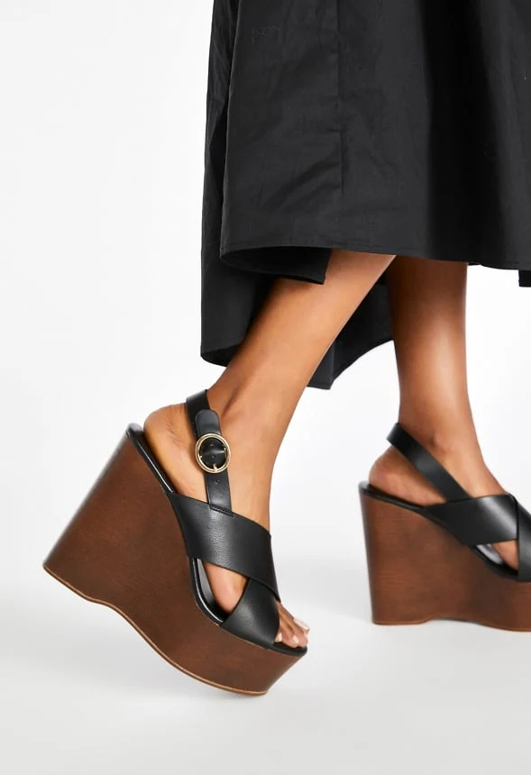 Jackie Platform Wedge Sandal - Image 8