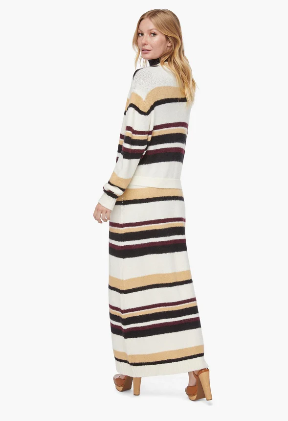 Jacquard Maxi Cardigan - Image 3