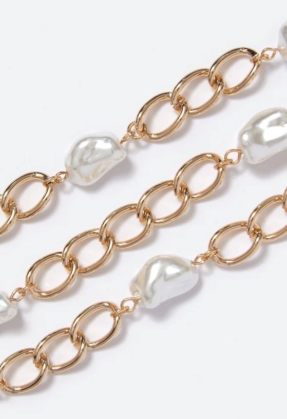 Jade Layered Pearls Bracelet - Image 3