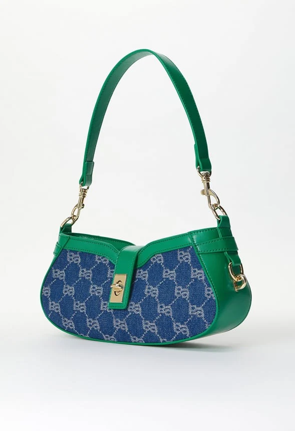 Jaquard Shoulder Bag - Image 4