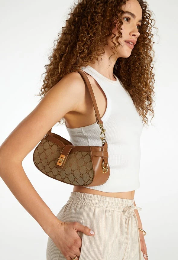 Jaquard Shoulder Bag - Image 2