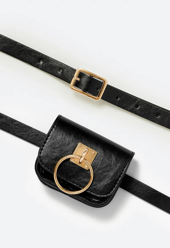 Java Faux Leather Belt Purse With Removable Purse - Image 3