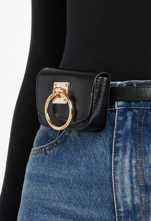 Java Faux Leather Belt Purse With Removable Purse - Image 5