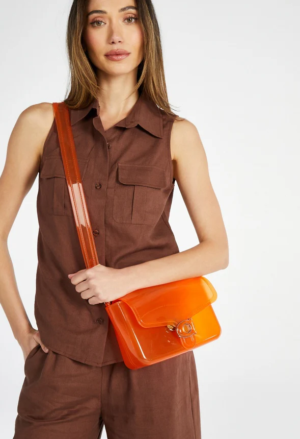 Jelly Crossbody With Flap - Image 2