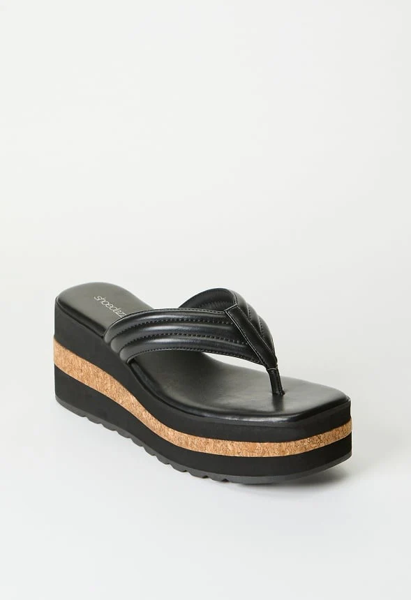 Jenni Platform Wedge Sandal - Image 3