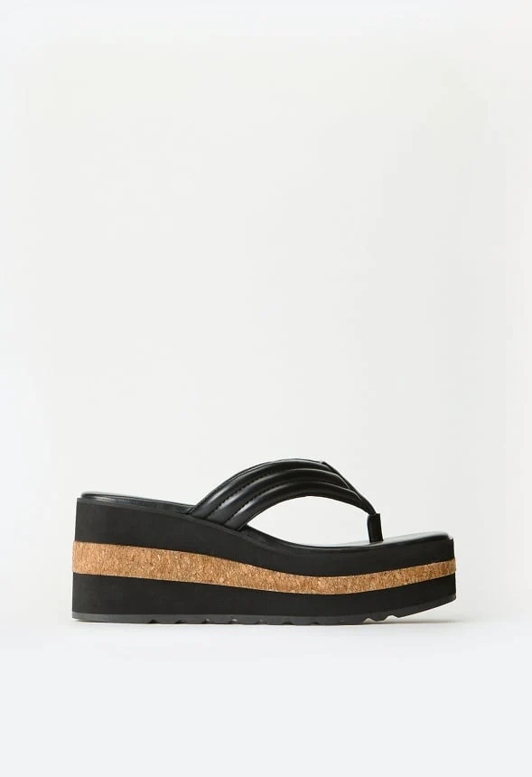 Jenni Platform Wedge Sandal - Image 4