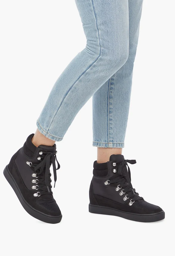 Jenny Contrast Hidden Wedge Sneaker - Image 6