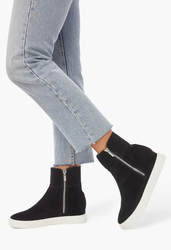 Jenny Faux Fur Hidden Wedge Sneaker - Image 2