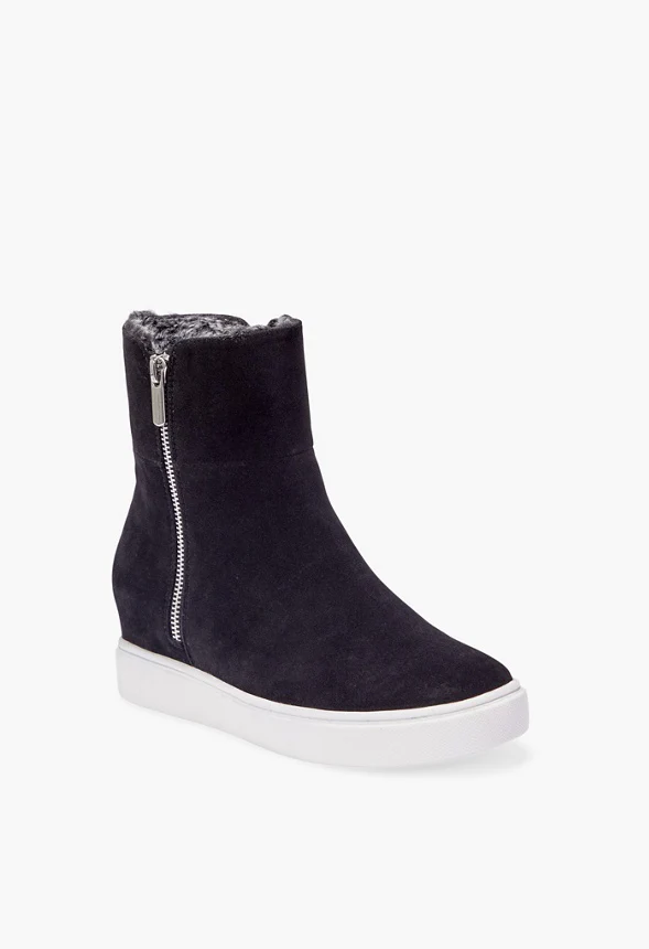 Jenny Faux Fur Hidden Wedge Sneaker - Image 5