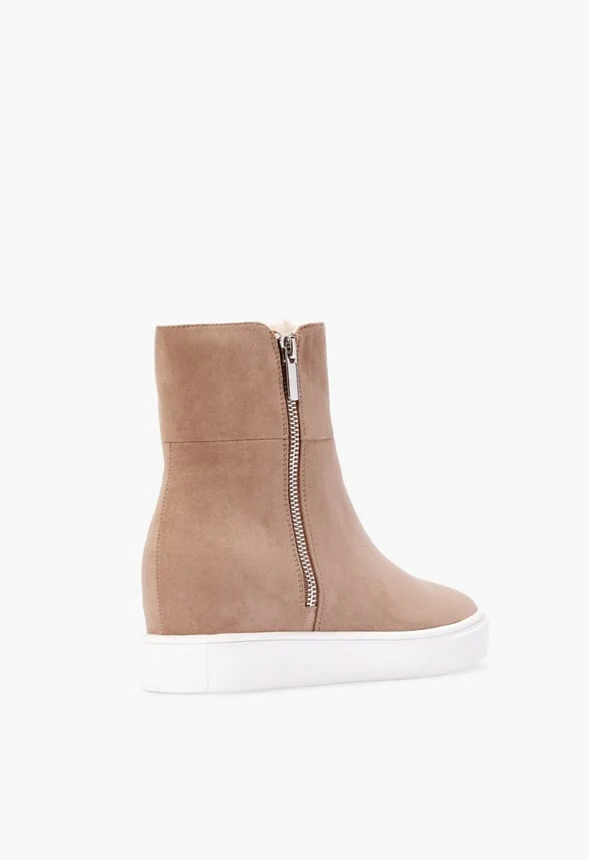 Jenny Faux Fur Hidden Wedge Sneaker - Image 3