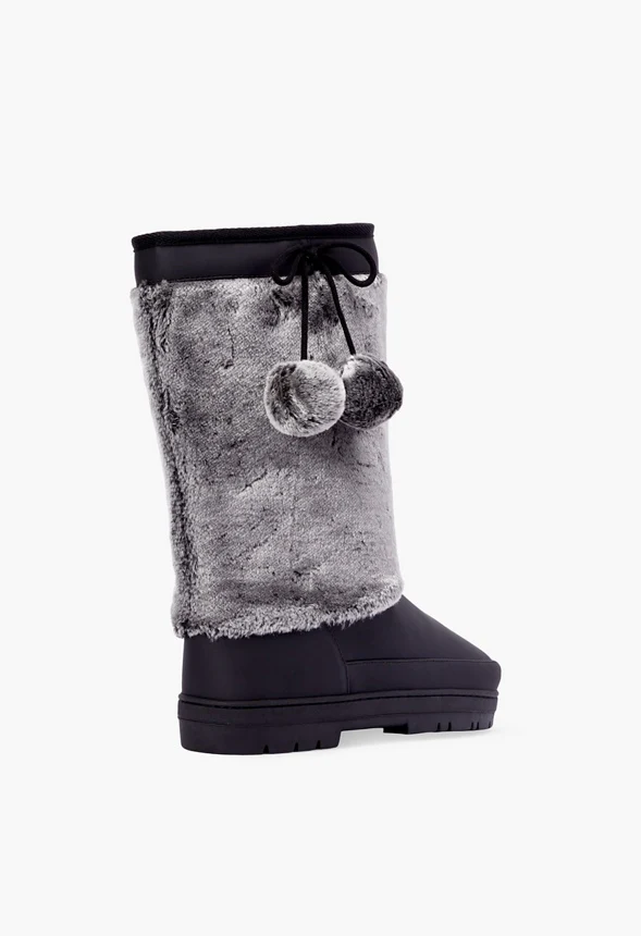 Jessica Faux Fur Pom Fuzzie - Image 3