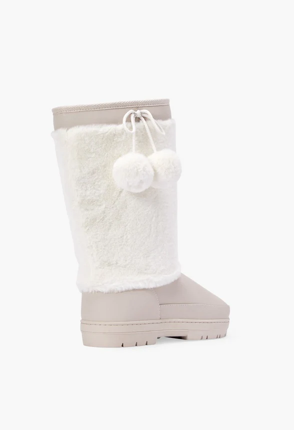 Jessica Faux Fur Pom Fuzzie - Image 3