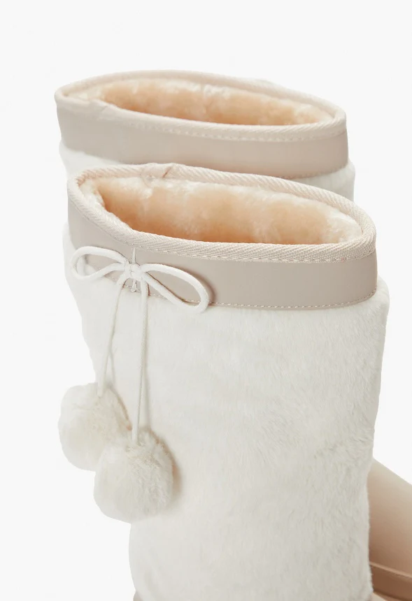 Jessica Faux Fur Pom Fuzzie - Image 4