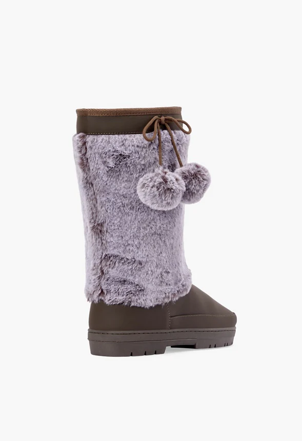 Jessica Faux Fur Pom Fuzzie - Image 3