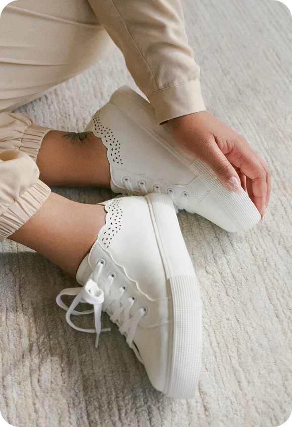 Jordan Eyelet Platform Sneaker - Image 5