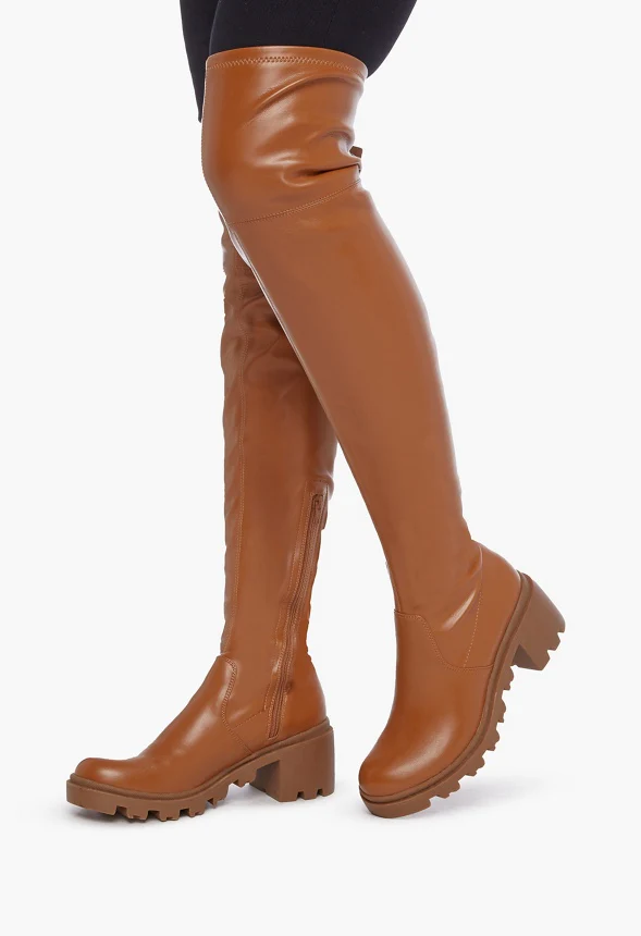 Jordane Lug Sole Over-The-Knee Boot - Image 5