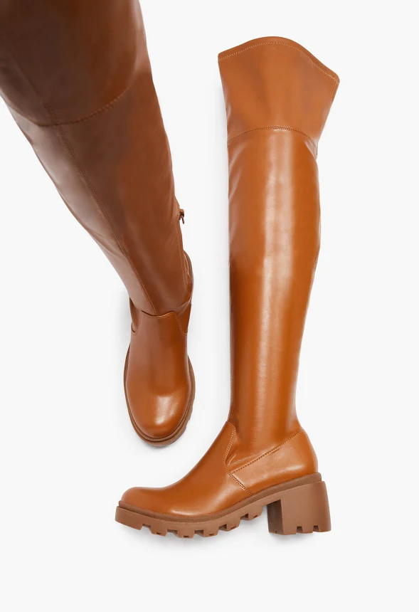 Jordane Lug Sole Over-The-Knee Boot - Image 6
