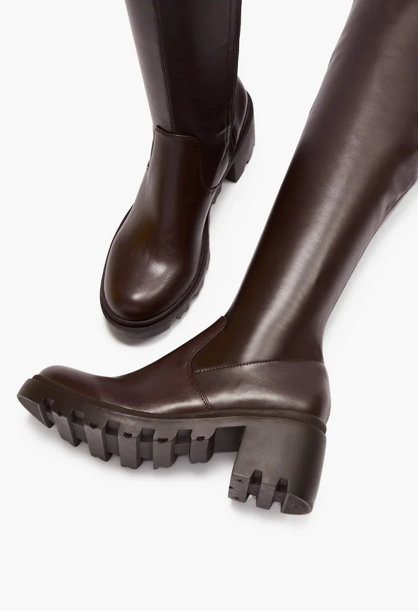 Jordane Lug Sole Over-The-Knee Boot - Image 4