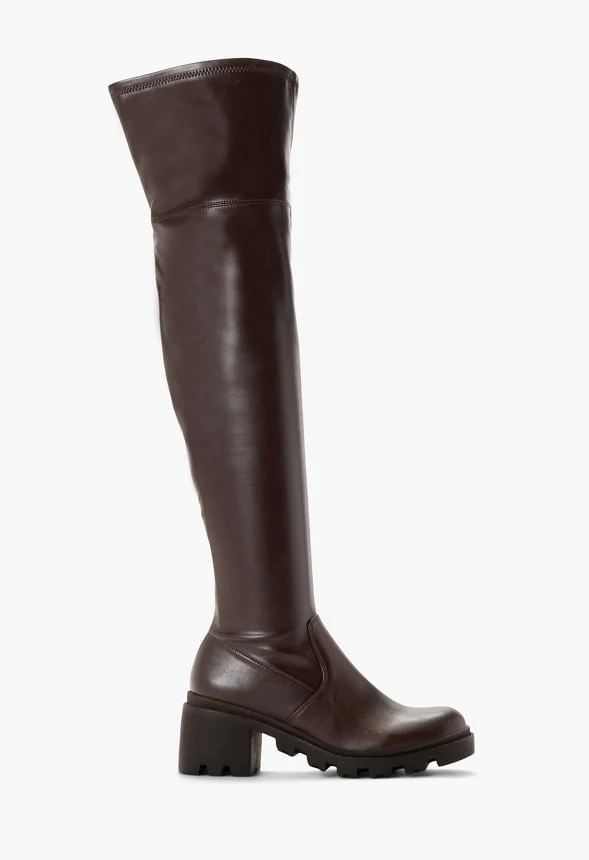 Jordane Lug Sole Over-The-Knee Boot - Image 5