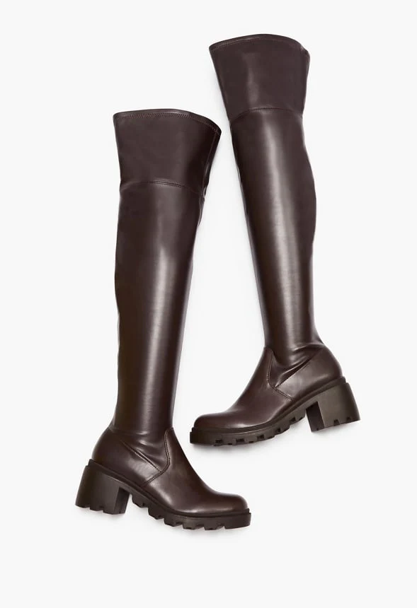 Jordane Lug Sole Over-The-Knee Boot - Image 6