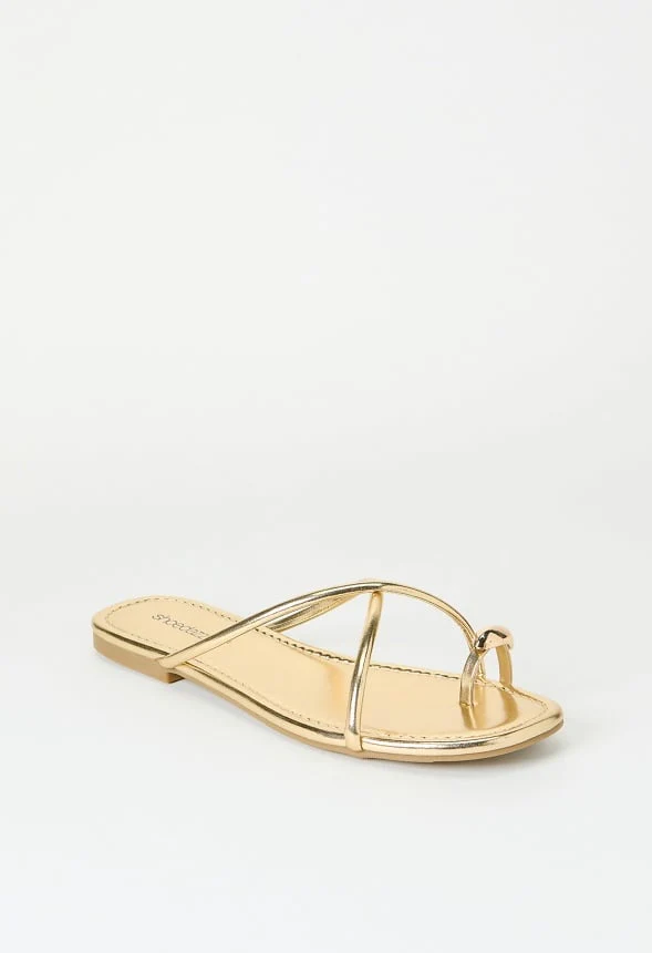 Jorja Flat Thong Sandal - Image 3