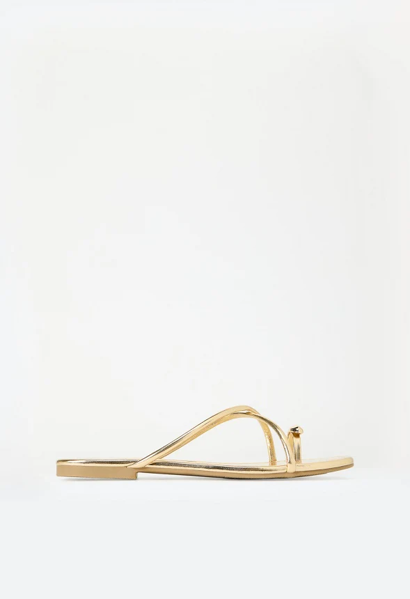Jorja Flat Thong Sandal - Image 4