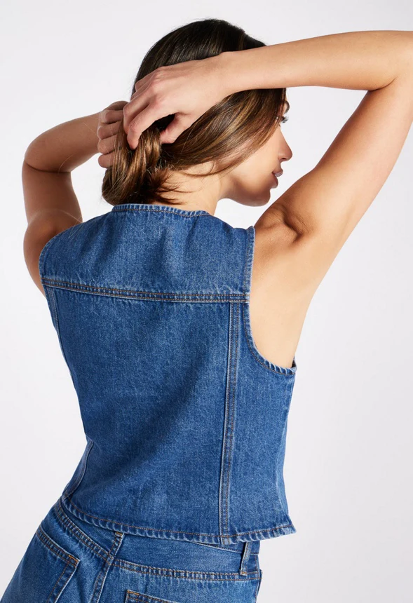 Joss Denim Vest - Image 3