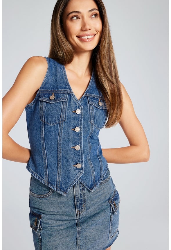 Joss Denim Vest - Image 5
