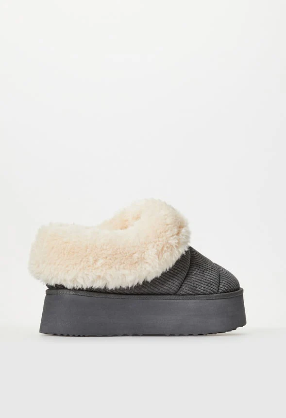 Jovie Fuzzie Flat - Image 5