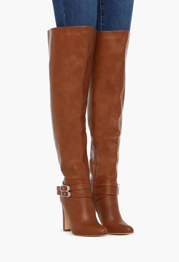 Judith Buckle Over-The-Knee Boot - Image 4