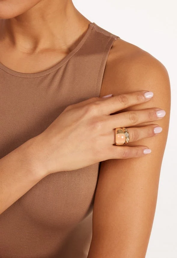 Juno Mix Stones And Metal Rings Pack - Image 2