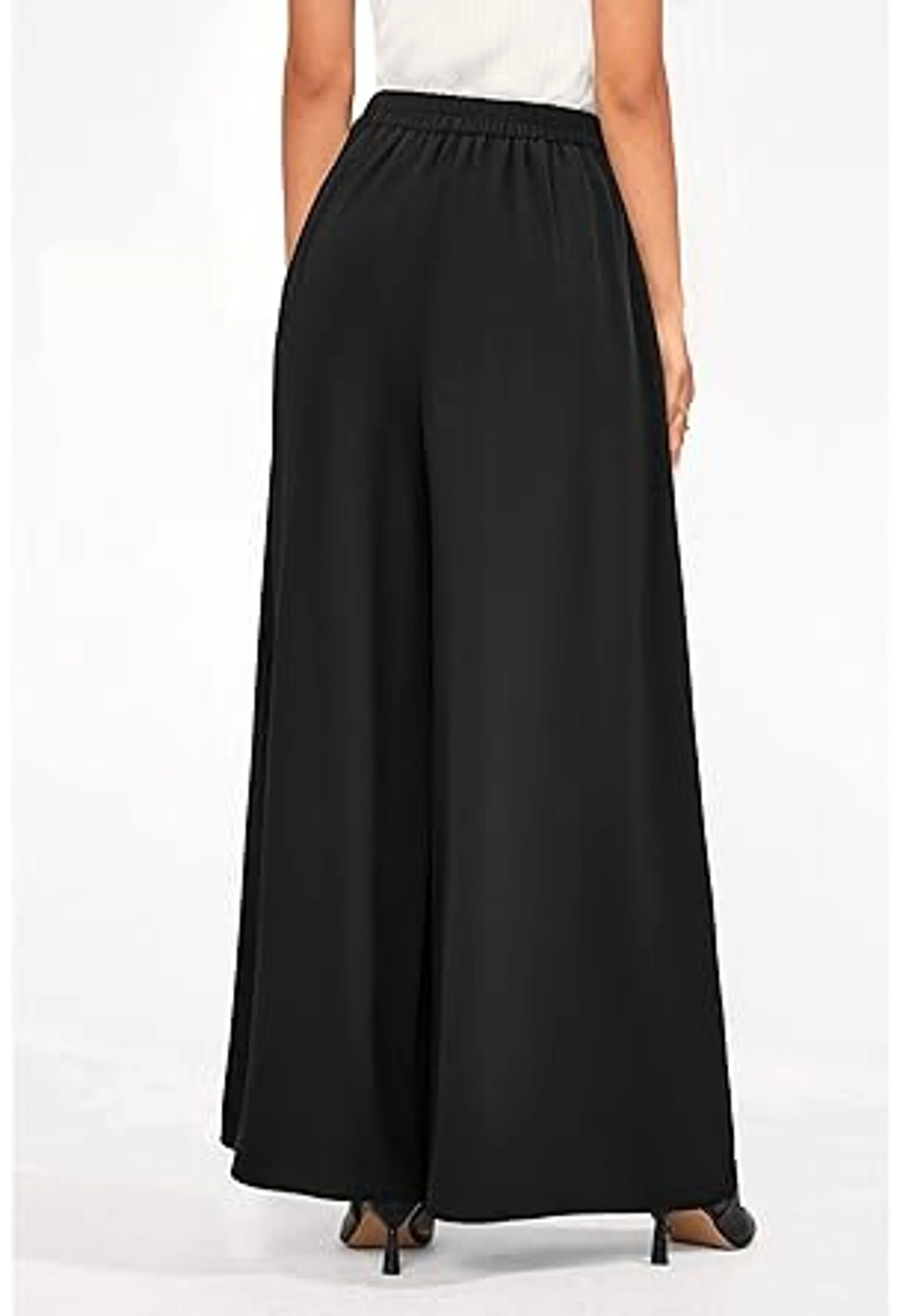 Women's High Waisted Wide Leg Work Pants - Image 3