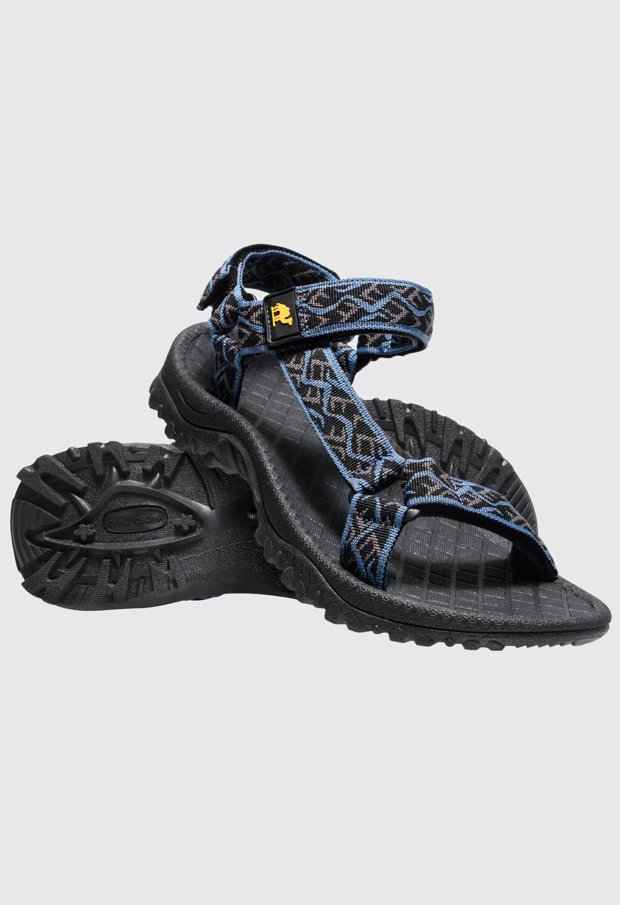 CAMEL CROWN Men's Summer Blue-Black Pattern Sports Open Toe Outdoor Sandals - Image 2
