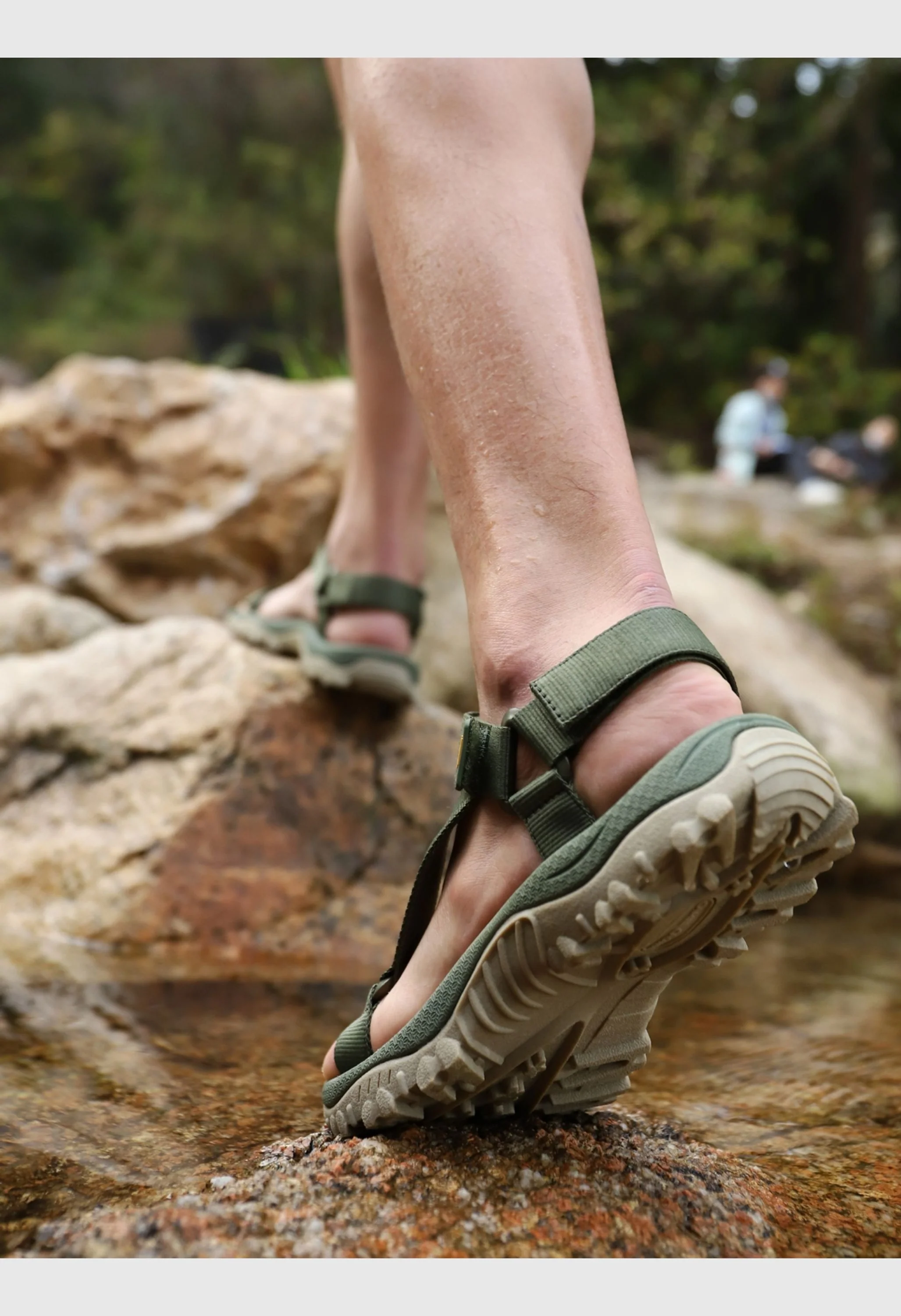 CAMEL CROWN Men's Summer Green Sports Open Toe Outdoor Sandals - Image 6