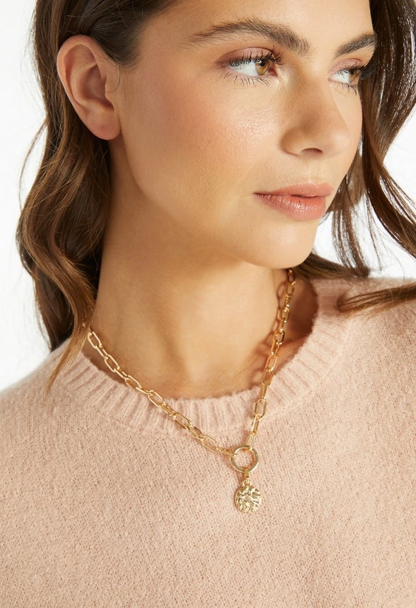 Kala Chain Necklace With Ring And Interchangeable Charms - Image 2