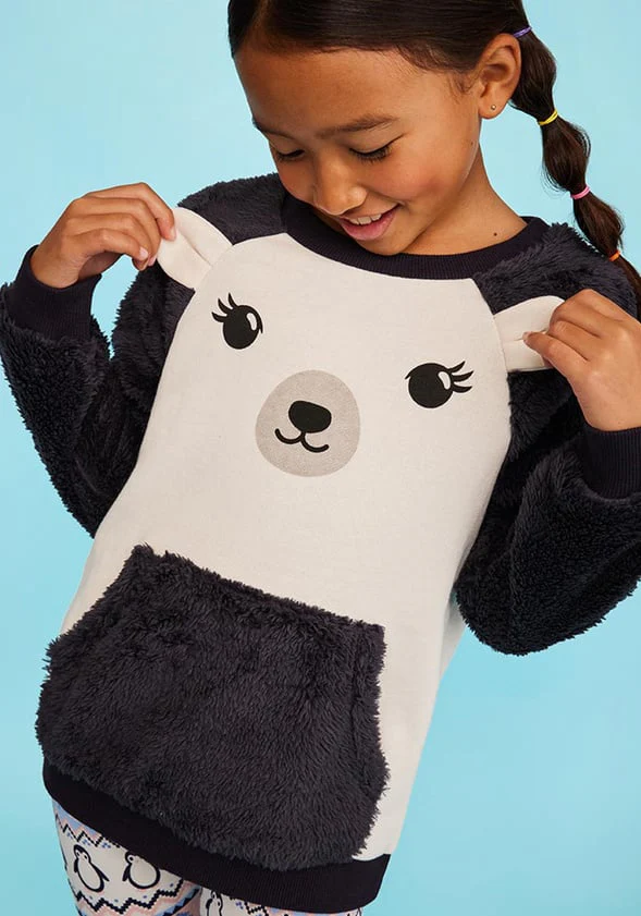 Polar Bear Teddy Sweatshirt - Image 2