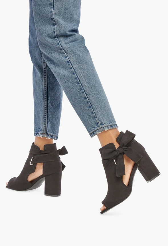 Karine Peep-Toe Bootie - Image 5