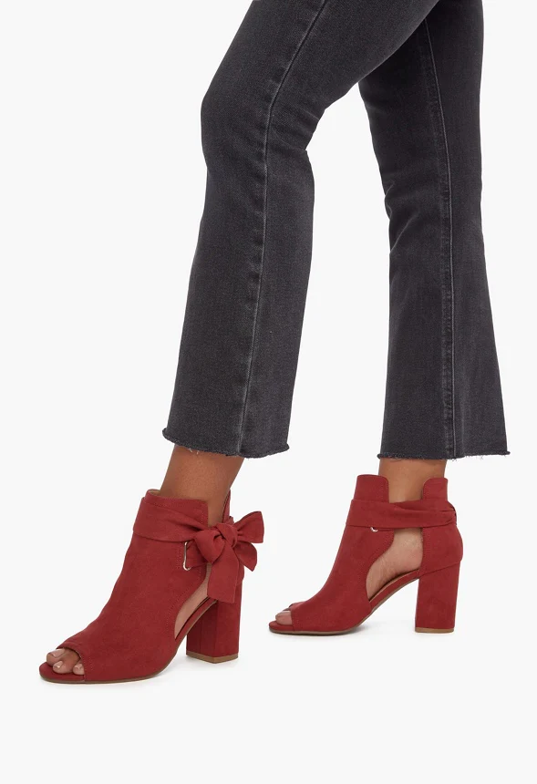 Karine Peep-Toe Bootie - Image 5