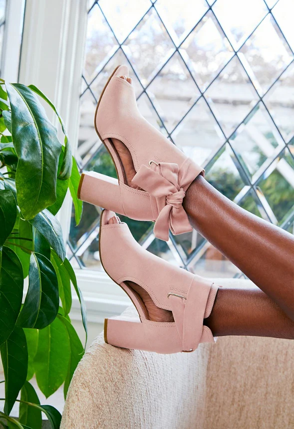 Karine Peep-Toe Bootie - Image 5