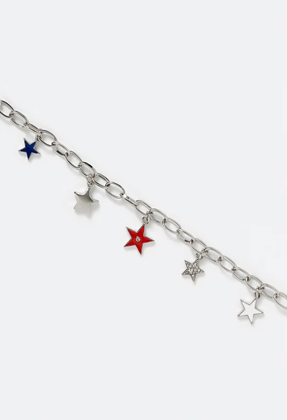 Karla 4th Of July Stars And Chain Bracelet - Image 3
