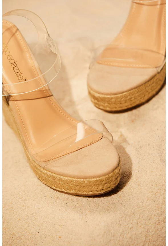 Karyssa Clear Strap Wedge - Image 5