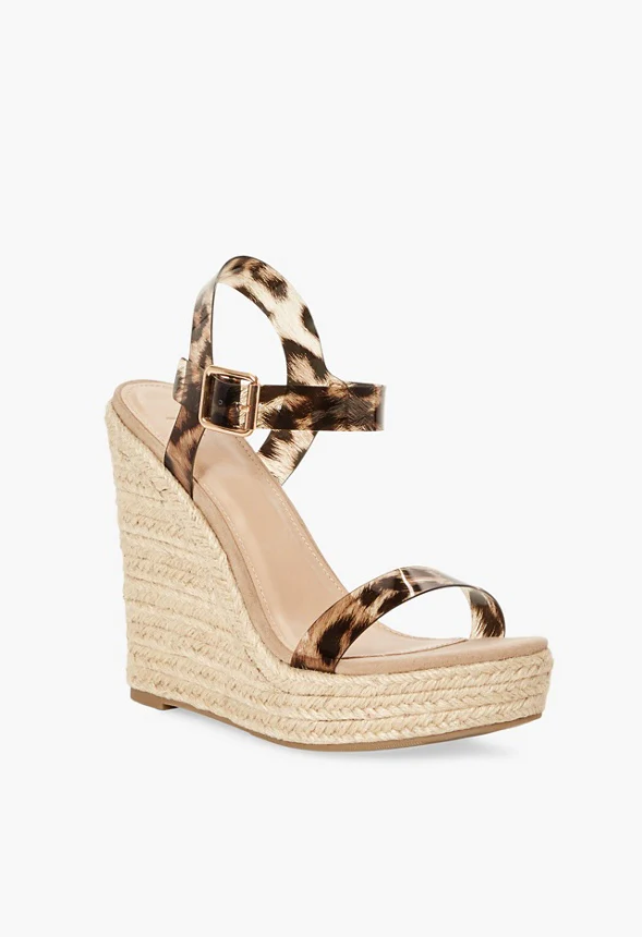 Karyssa Clear Strap Wedge - Image 2